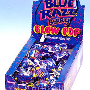 Super Blue Razzberry Blow Pops - 48ct