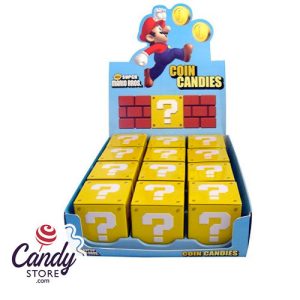 Super Mario Question Mark Coin Candies - 12ct