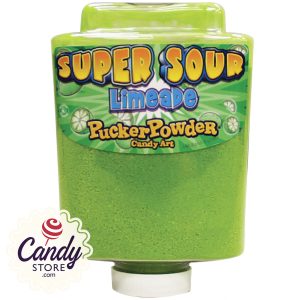 Super Sour Limeade Pucker Powder Candy Art - 9oz Bottle