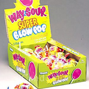 Super Way-2-Sour Blow Pops - 36ct