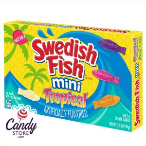 Swedish Fish Mini Tropical 3.5oz Theater Box - 12ct