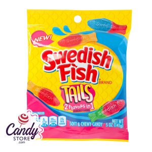 Swedish Fish Tails 5oz Peg Bag - 12ct