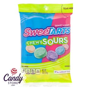 Sweetarts Chewy Sours 6oz Peg Bag - 12ct