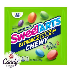 Sweetarts Extreme Sour Chewy 4oz Pouch - 12ct