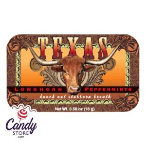 Texas Long Horn Mints Tin - 24ct
