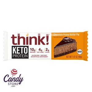 Think! Keto Protein Chocolate Peanut Butter Pie 1.41oz - 10ct