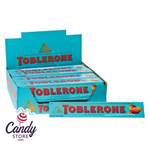 Toblerone Crunchy Salted Almond Milk Chocolate Bars - 20ct
