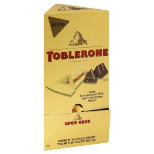 Toblerone Mini Chocolate Bars - 100ct
