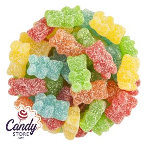 Toxic Waste Sour And Chewy Gummy Bears - 2.2lb