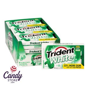 Trident White Spearmint Gum - 9ct