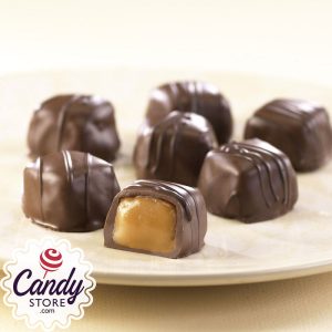 Vanilla Caramels Chocolate-Covered - 6lb