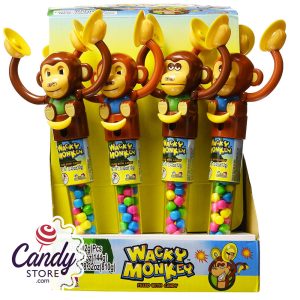 Wacky Monkey Candy-Filled Monkey with Symbols - 12ct