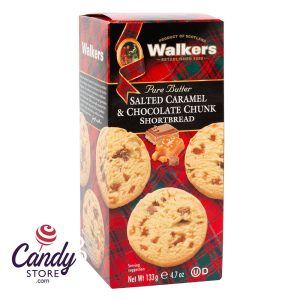 Walkers Salted Caramel & Chocolate Chunk Shortbread 4.7oz Box - 12ct