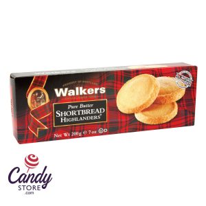 Walkers Shortbread Highlander Cookies 7oz Box - 12ct