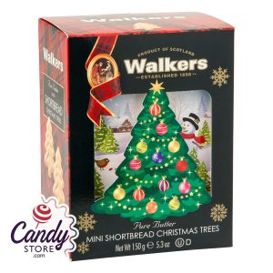 Walkers Shortbread Mini Christmas Tree Cookies 5.3oz Box - 10ct