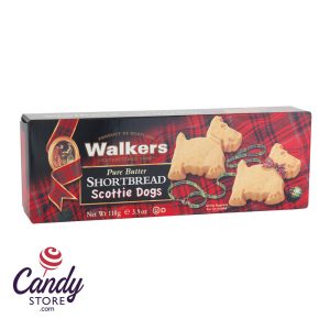 Walkers Shortbread Scottie Dogs Cookies 3.9oz Box - 12ct