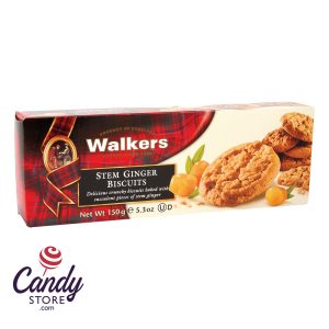 Walkers Stem Ginger Biscuits 5.3oz Box - 12ct