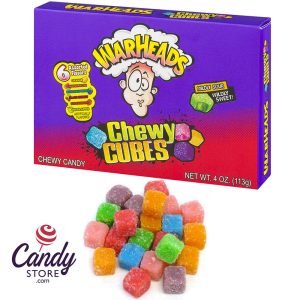 Warhead Sour Chewy Cubes Theater Box - 12ct