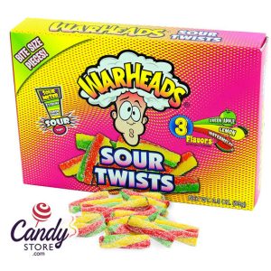 Warheads Sour Twists Theater Box - 12ct