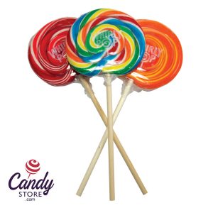 Whirly Pops Assorted Colors 4-Inch Lollipops - 48ct