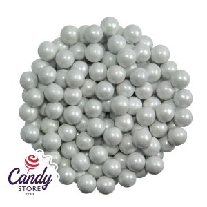 White Pearl Sixlets Candy - 12lb
