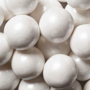 White Shimmer Gumballs - 12lb