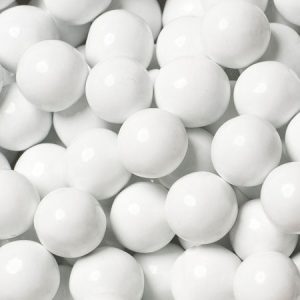 White Sixlets Candy - 12lb