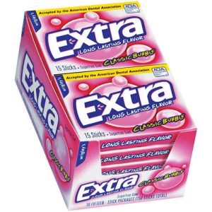 Wrigley Extra Bubble Gum - 10ct
