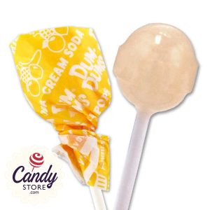 Yellow Dum Dums Lollipops Cream Soda - 75ct