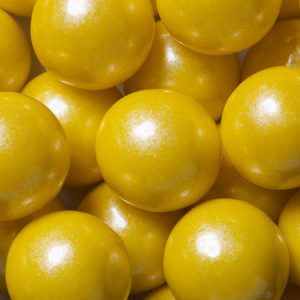 Yellow Shimmer Gumballs - 2lb