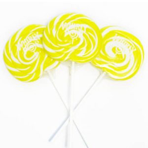 Yellow Whirly Pops - 60ct