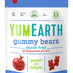 Yum Earth Organic Pomegranate Pucker Gummy Bears - 12ct