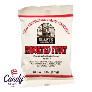 Claey's Assorted Fruit Drops 6oz Bag - 24ct