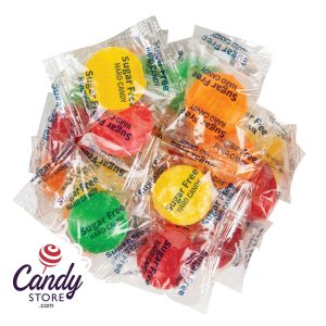 Fruit Buttons Sugar Free Assorted - 10lb