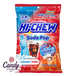 Hi-Chew Soda Pop Ramune Cola - 6ct Peg Bags