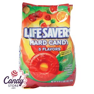 Lifesavers 5-Flavors Hard Candy - 50oz Bag - 6ct