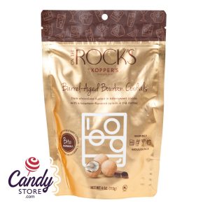 On The Rocks Barrel Aged Bourbon Cordials Candy - 6ct Bags