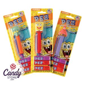 Pez Sponge Bob Blister Packs -12ct