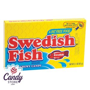 Red Swedish Fish Candy - 12ct Theater Boxes