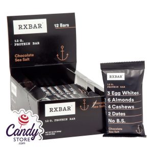 Rx Bar Chocolate Sea Salt 1.83oz Protein Bar - 12ct