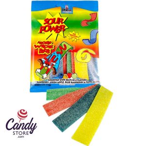 Sour Power Assorted Wide Belts - 12ct