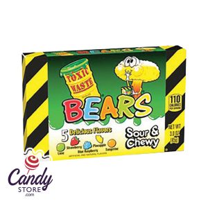 Toxic Waste Sour Gummy Bears - 12ct Boxes